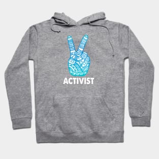 Peace Activist - Boho Peace Sign Hoodie